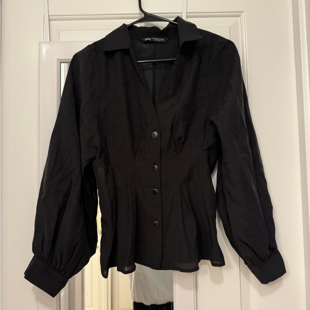 Zara Button Up Blouse